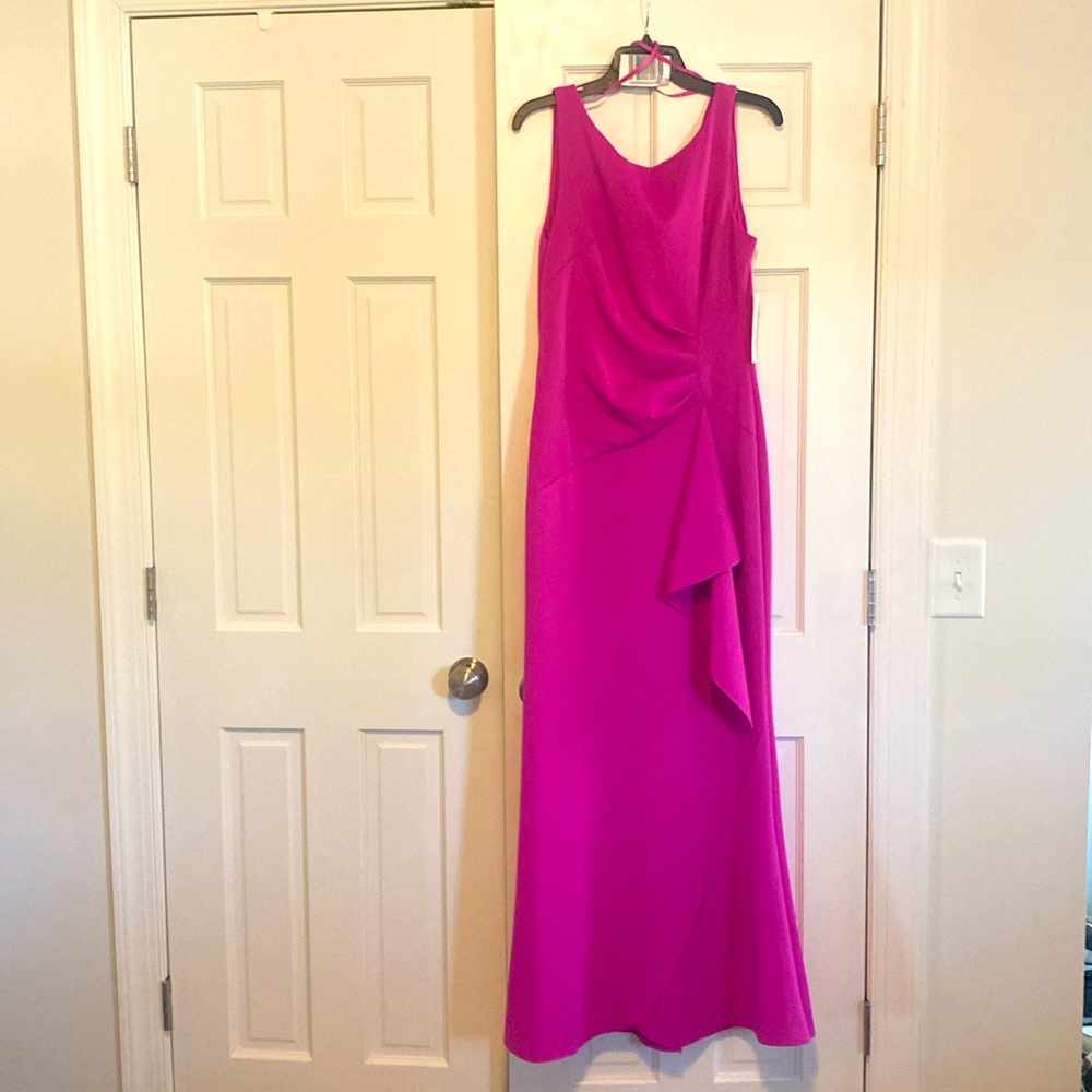 Eliza J Pink Sleeveless Asymmetrical Dress